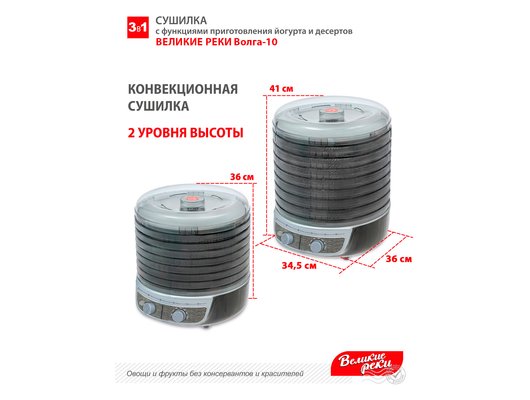 Сушилка ВЕЛИКИЕ РЕКИ Волга-10